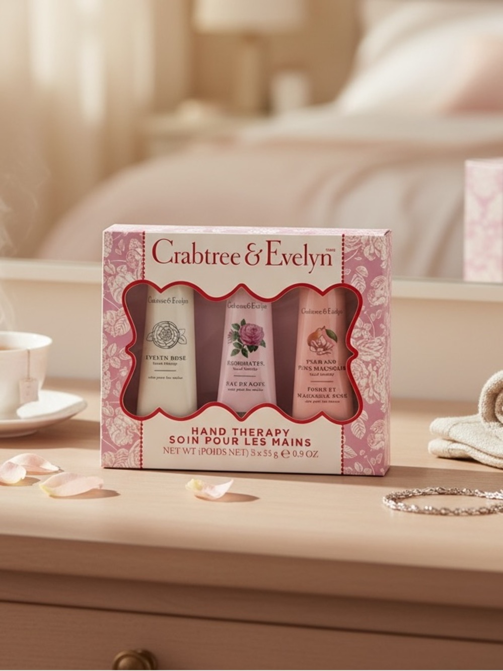 Crabtree & Evelyn Hand Therapy Trio Gift Set 3 x 0.9oz NIB